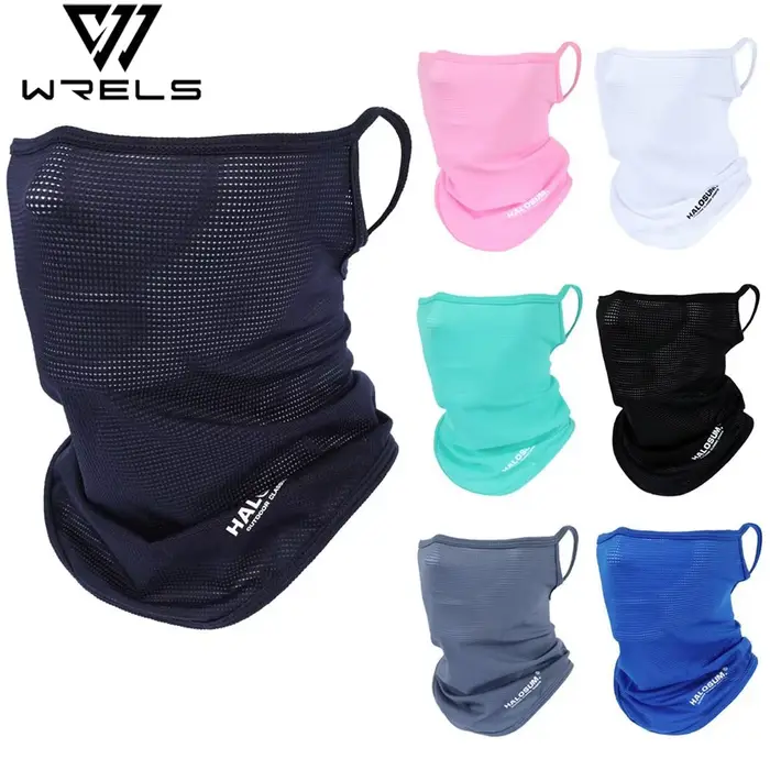 Full Face Mask Balaclava Breathable Sun UV Protection Summer Ice Silk Sun