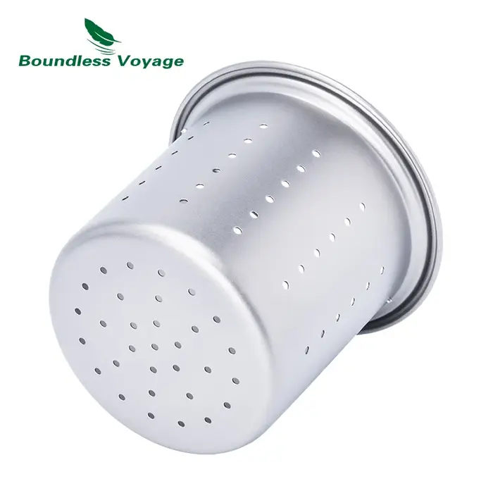 Boundless Voyage-Tasse en Titane avec Filtre, Tasse à Café, Thé, Portable, observateur, Camping en P