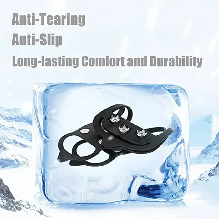 Crampons à 8 dents pour bottes de neige et de glace