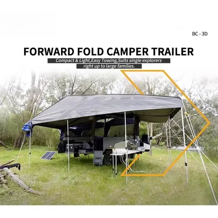 Remorque de camping-car personnalisée