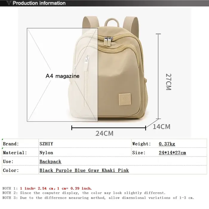 Sac à dos étanche pour femme