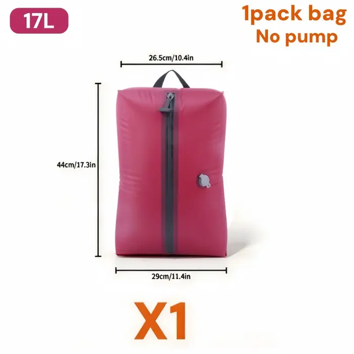 Sacs de compression sous vide portables pour le camping et les voyages, étanches, gain de place pour