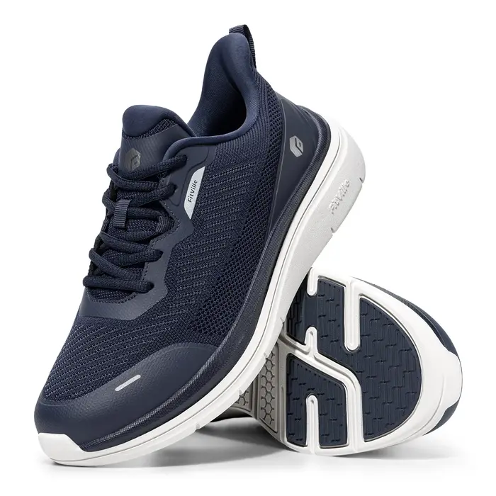Chaussures de marche Fitville extra larges pour hommes, baskets de sport décontractées hydrofuges po
