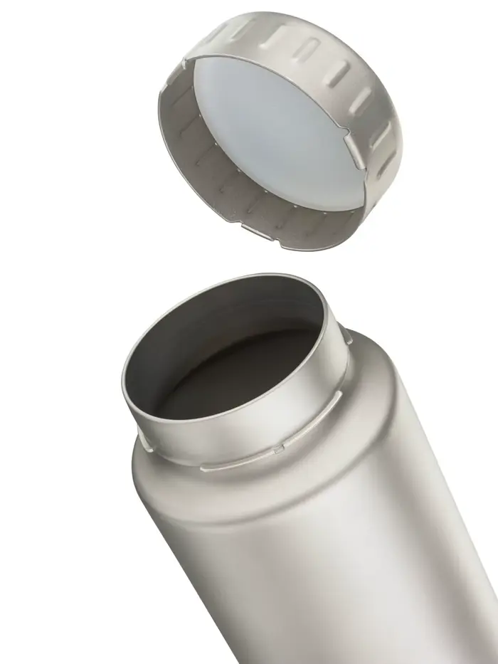 Pamono-Bouteille en Titane Ti3036 avec Bouchon de Type Baïonnette Étanche, Rapide et Sécurisé-40.6 f