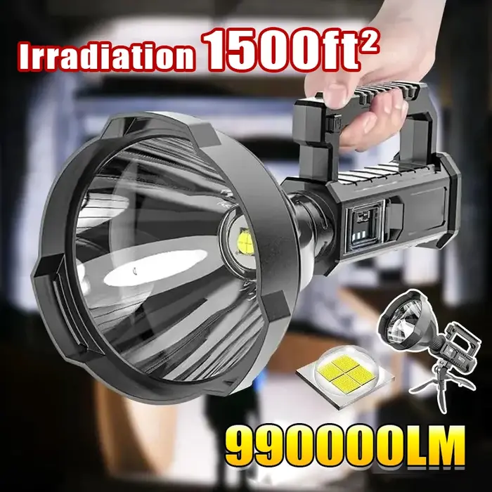 1500000 Lampe de poche LED puissante et Portable
