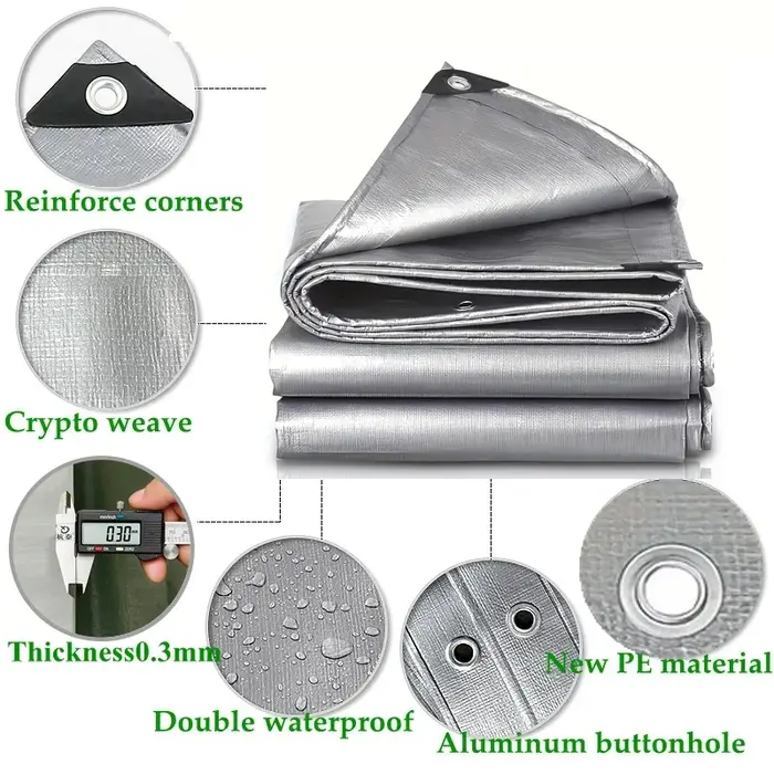 Grande bâche 3m 4x4 5 6 8 10 12 20m 5*5 6x6