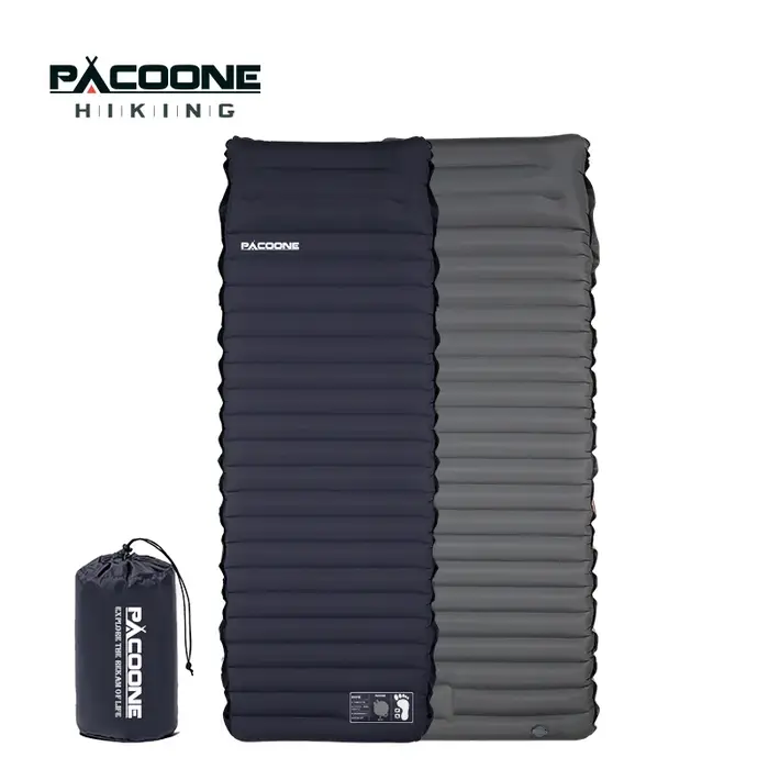 PACOONE – matelas de couchage épais de 10Cm, ultraléger, auto-gonflant, lit d'épissure, tapis de piq