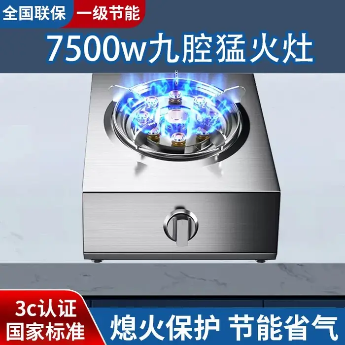 Cuisinière à gaz portable avec brûleur unique