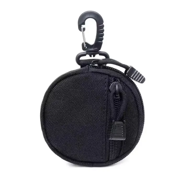 Pochette utilitaire modulaire pour l'extérieur |   Petit sac rond compatible MOLLE |   Pour la chass