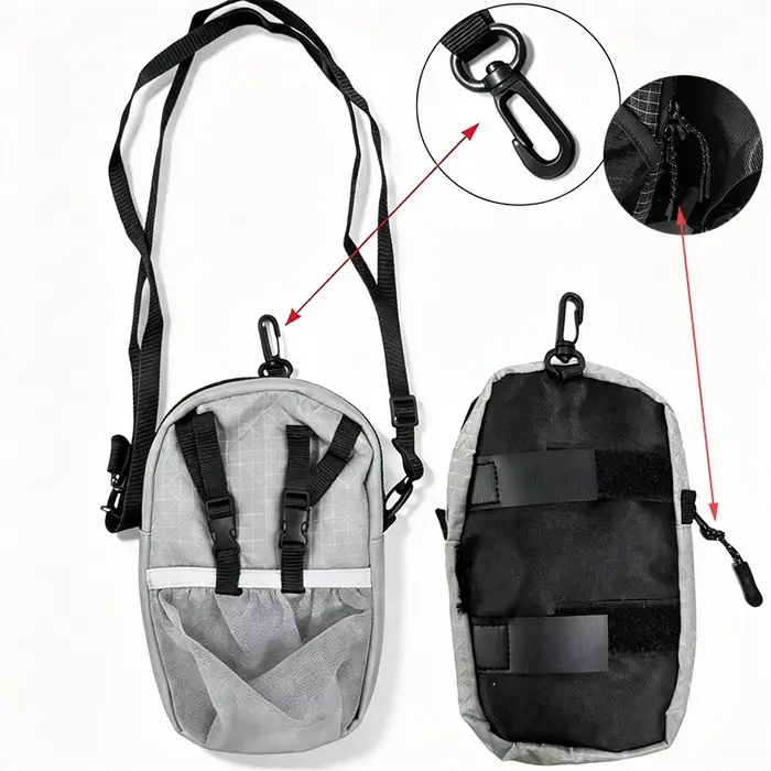 Sac à bandoulière pour sac à dos, pochette pour smartphone, sangle imperméable, sac pour le sport, l