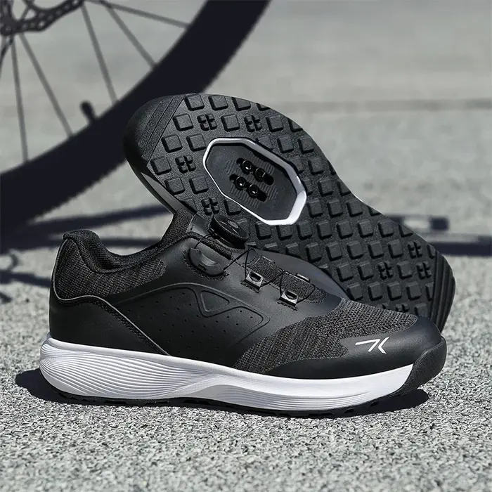Baskets de cyclisme vtt hommes sport chaussures de vélo de saleté SPD pédale