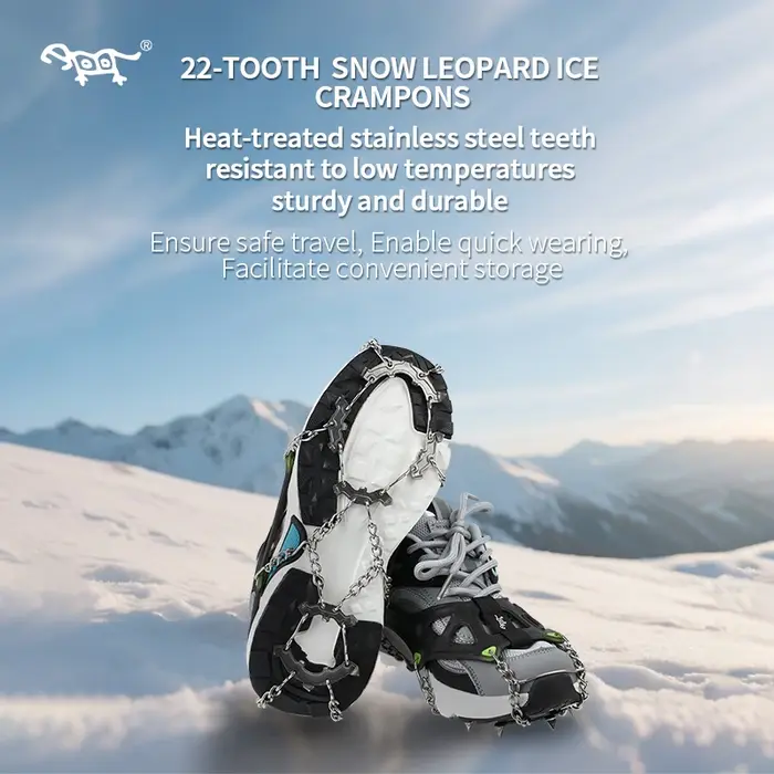 BRS 22 dents pointes de neige en plein air hiver randonnée escalade Crampons
