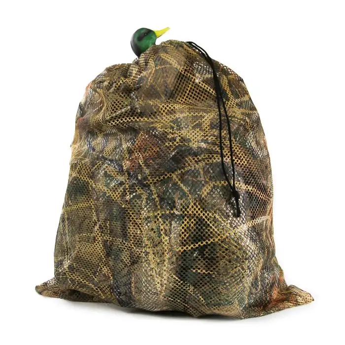GUGULUZA-Poudres de chasse pour faux canard, dinde, leurre de sauvagine, sac en maille, transport de marllard, nouveau, 2 pièces