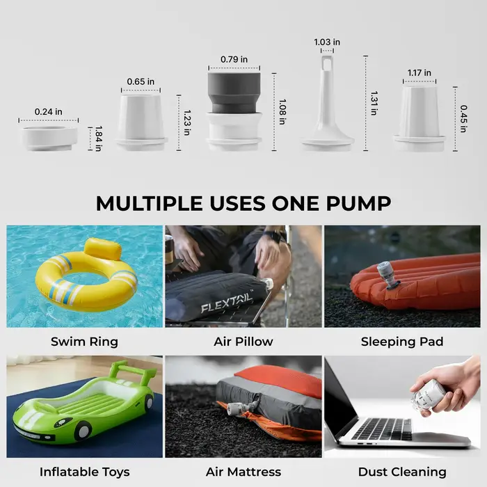 FLEXTAIL TINY PUMP 3X - Pompe à air portable ultra-légère 5kPa