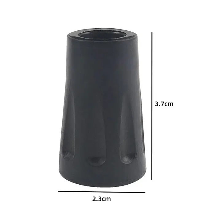 Six bâtons de randonnée antidérapants, capuchons de protection, coussinets en plastique pour couvre-pieds pour bas de bâtons d'escalade