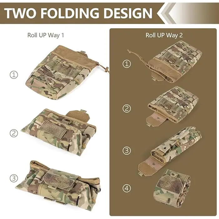 VOTAGOO sac de décharge tactique sac de rangement Molle sac de taille