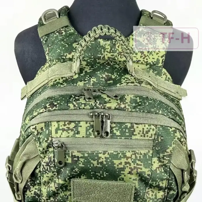 Sac à dos tactique sac de voyage survie en plein air Molle Pack chasse sac à bandoulière EMR camouflage