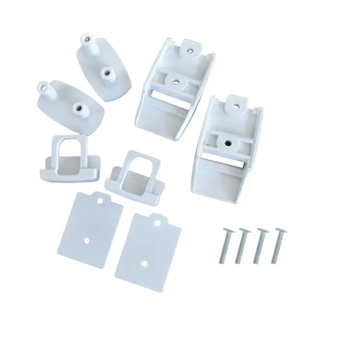 2 ensembles de supports muraux blancs pour pieds de store Fiamma F45s F80s F65 98655-176