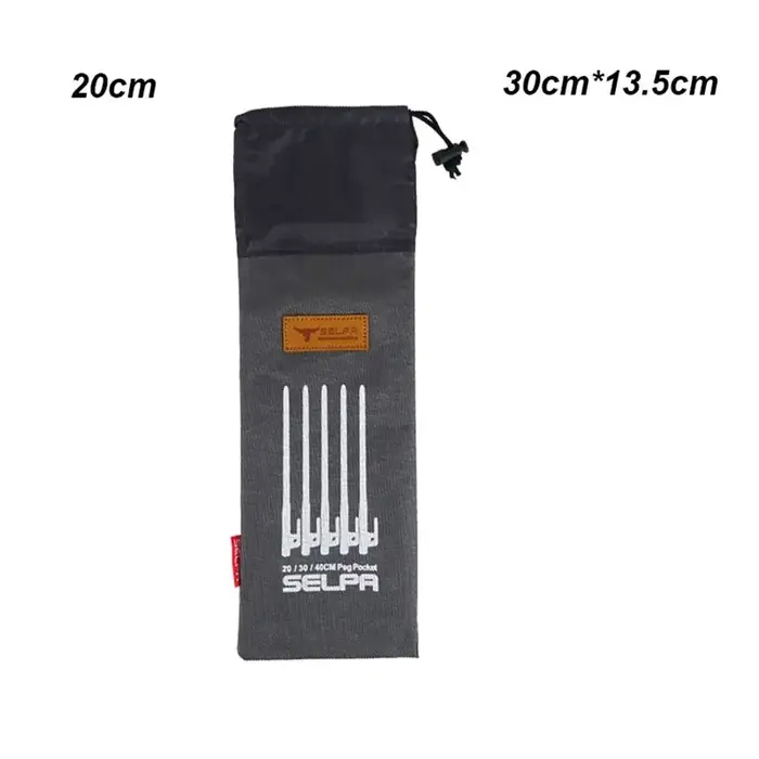 Poudres de piquets de tente multifonctions, 20 cm, 30 cm, 40cm, sac de rangement au sol, ULà vent, f
