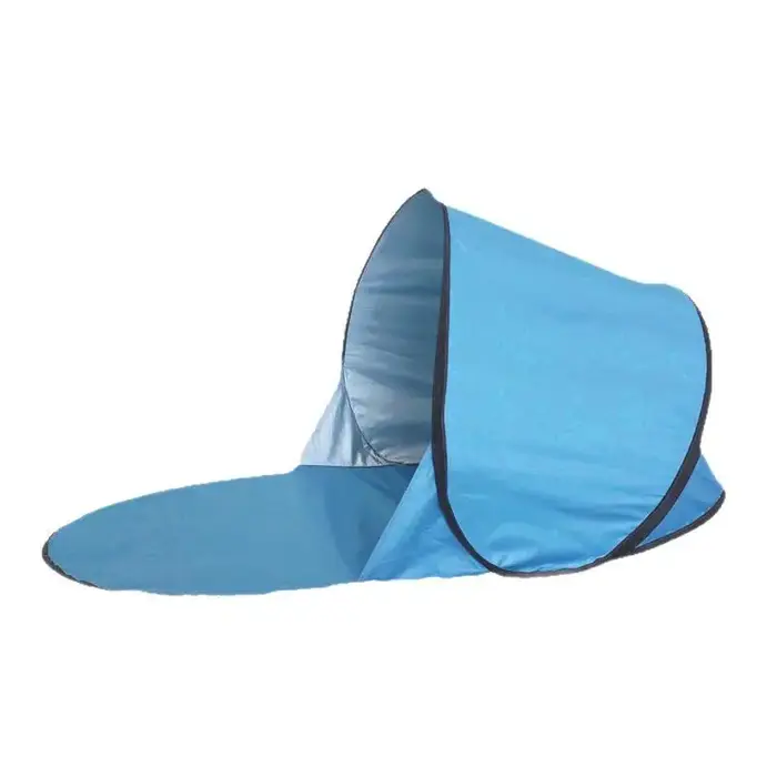 Tente de plage anti-UV avec revêtement argenté