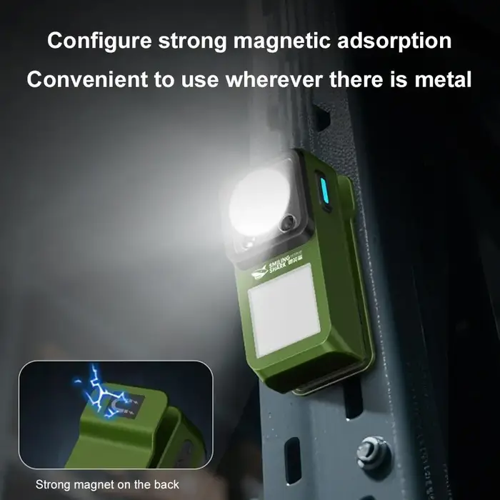Lampe torche LED magnétique à clipser pour signalisation