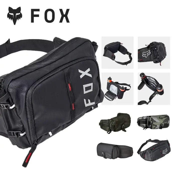 Sac banane standard FOX de 2 L avec deux porte-bouteilles pour VTT et motocross