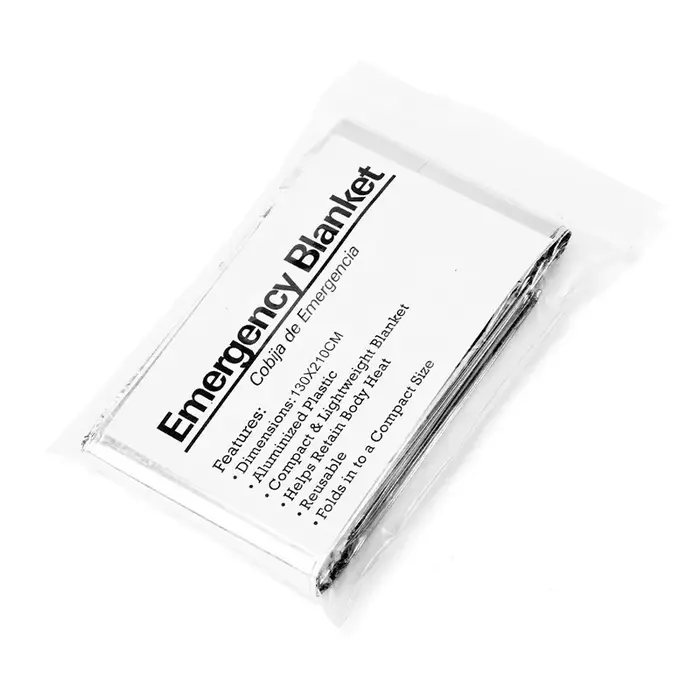 Couverture d'isolation d'urgence pour la survie