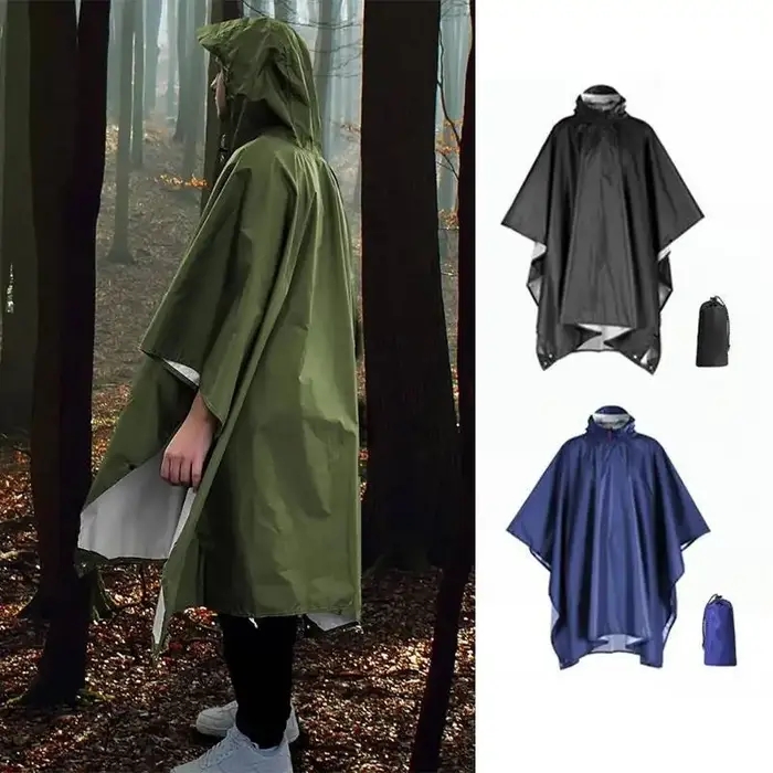 Poncho de pluie robuste pour sac à dos