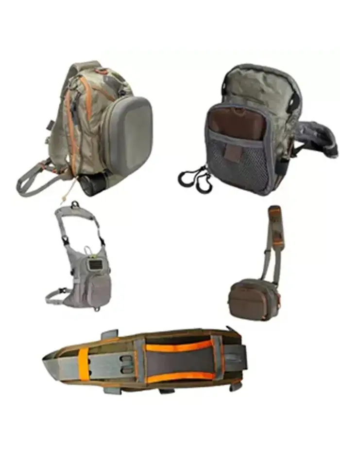 Pack de fronde pour pêche à la mouche Summit 2.0 – Granit | Sac à bandoulière