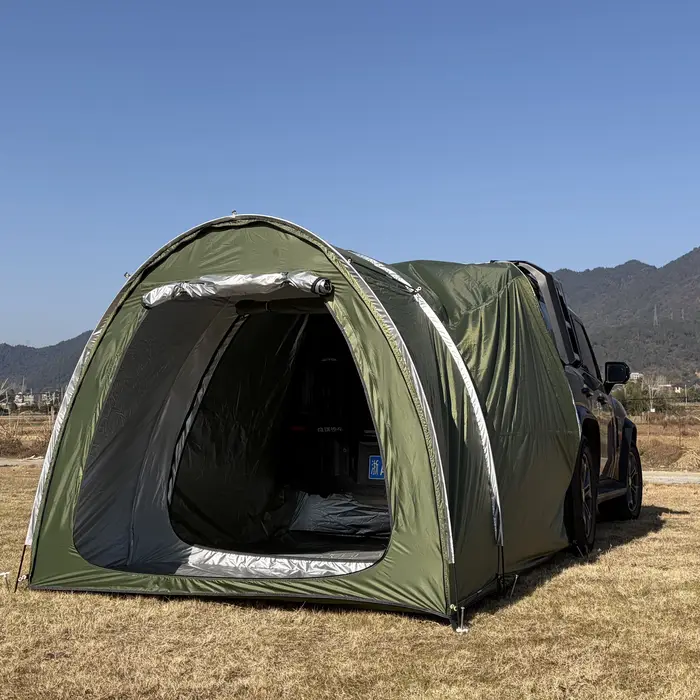 Abri de camping pour l'intimité, cabine de change pour hayon, tente de portière de SUV facile à installer, cabane de voiture étanche pour le camping, toilettes