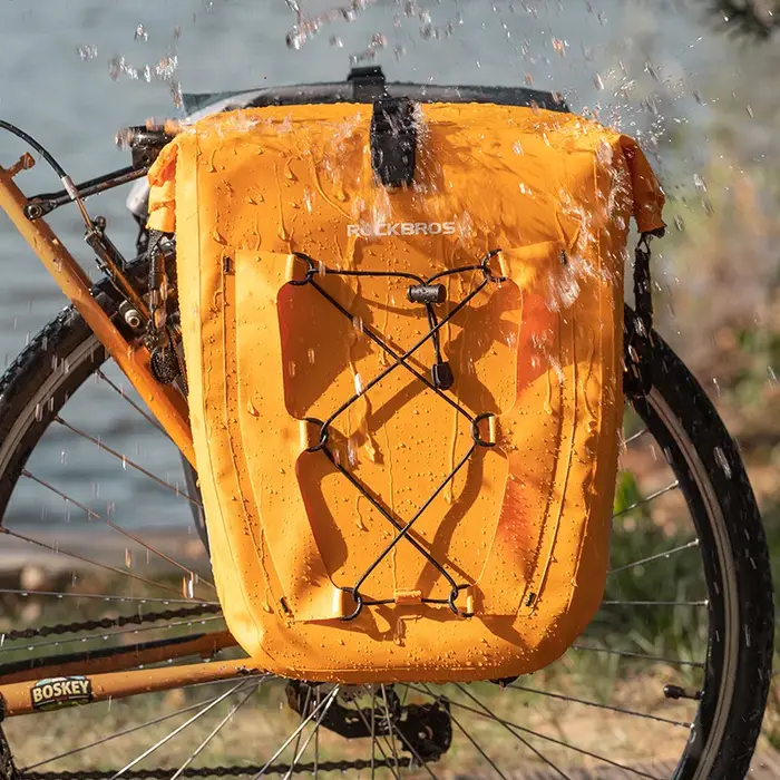 ROCKBROS-Sac de vélo étanche 25L, 1 pièce, panier de vélo, sacoche arrière T1