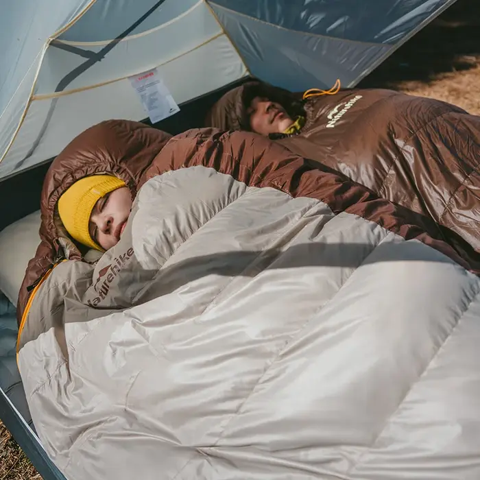 Naturehike Snowbird Camping canard vers le bas sac de couchage adulte momie