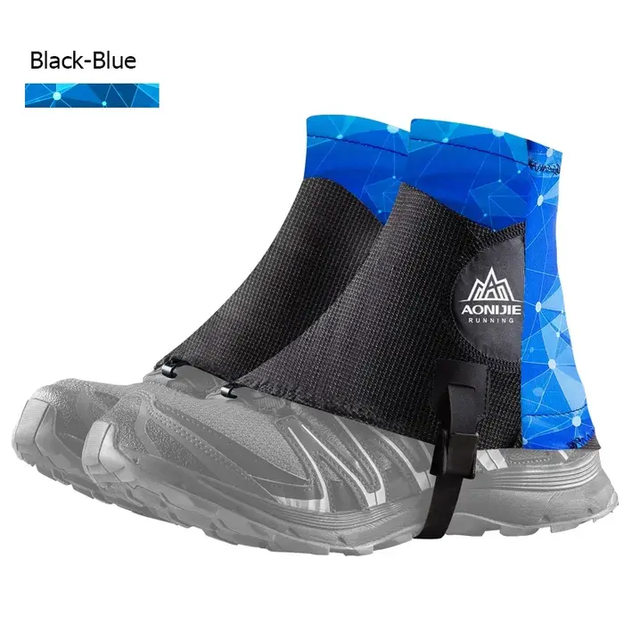 AONIJIE-Guêtres de course hautes unisexes, couvre-chaussures de protection, anti-sable, extérieur, t