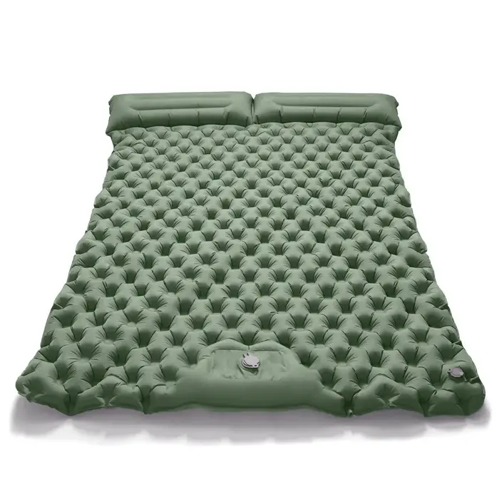 Matelas gonflable Double de Camping en plein air, coussin de couchage Extra large, lit pliant ultral