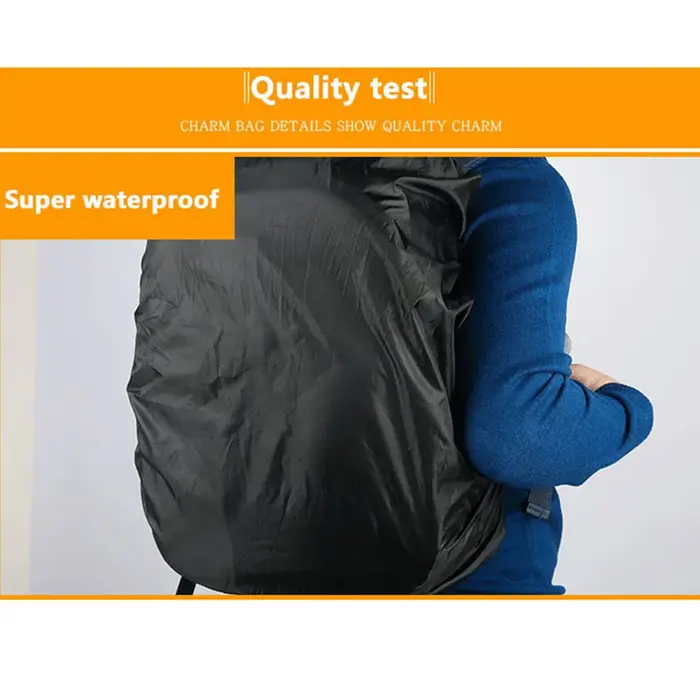 Sac à dos pratique bouclier de pluie étanche à la poussière sac protégé au soleil