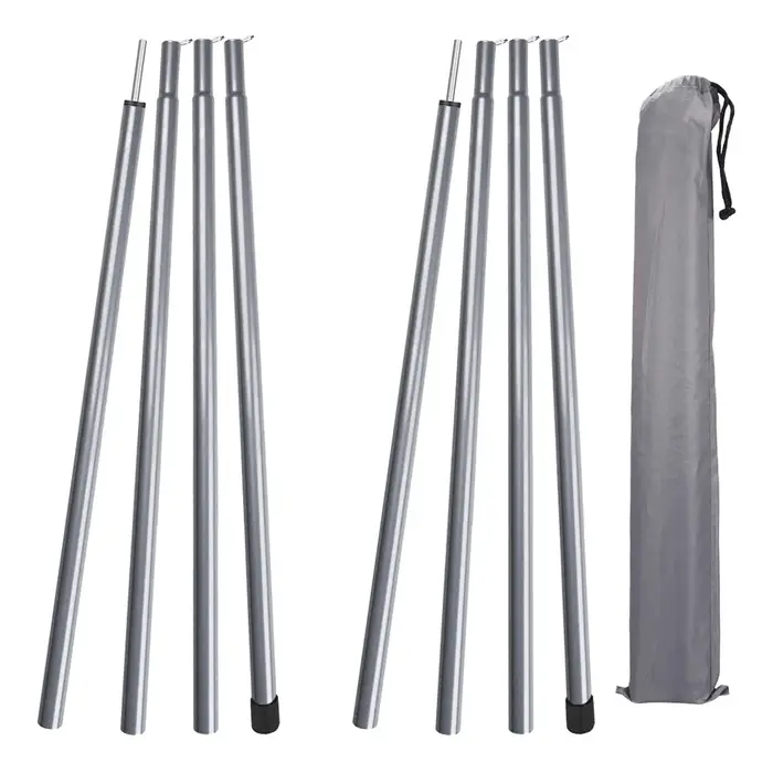 Bâtons de tente télescopiques de 2 m