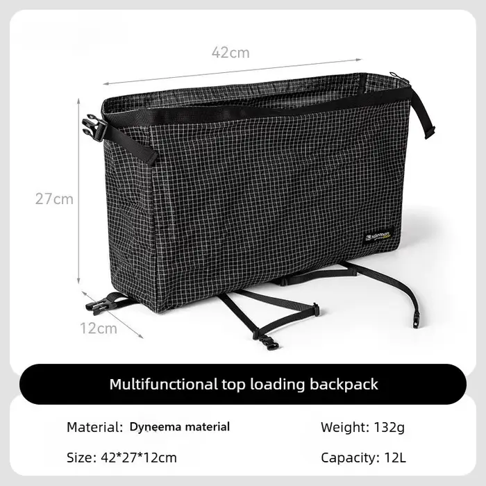 Sac d'accessoires de randonnée Hikeman, sac multifonctionnel imperméable extensible pour le camping,