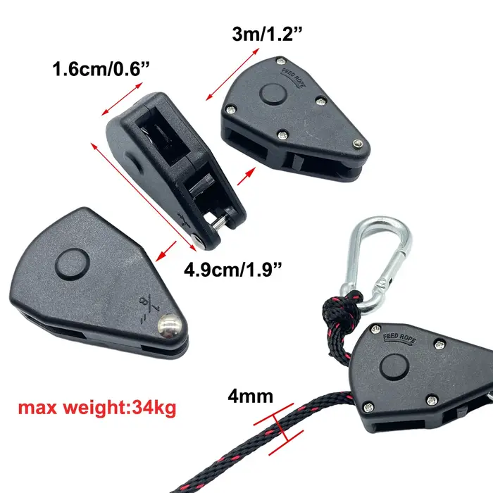 Tendeur de corde d'arrimage pour tente de Camping