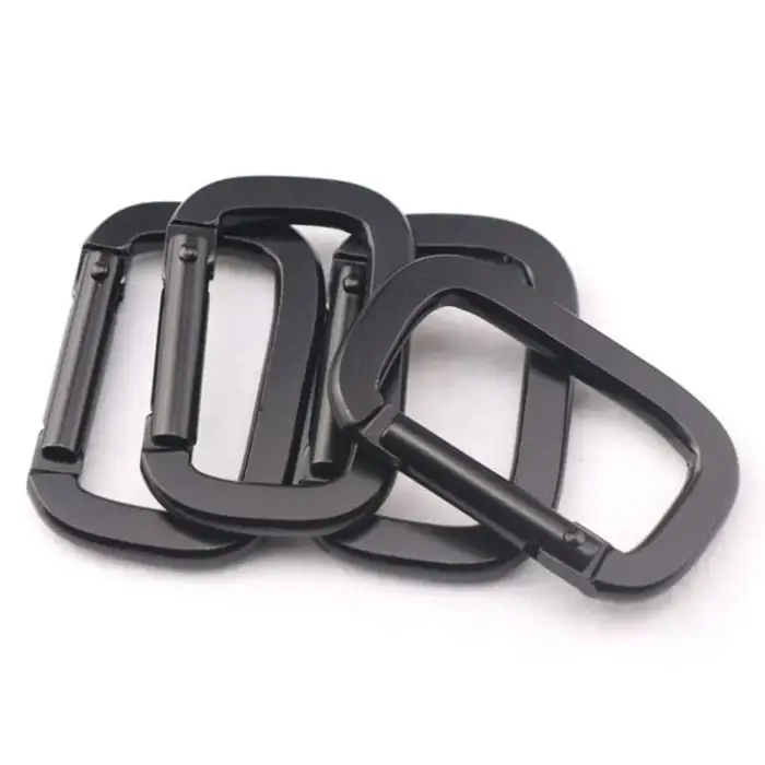 Mousqueton carré en alliage d'aluminium durable