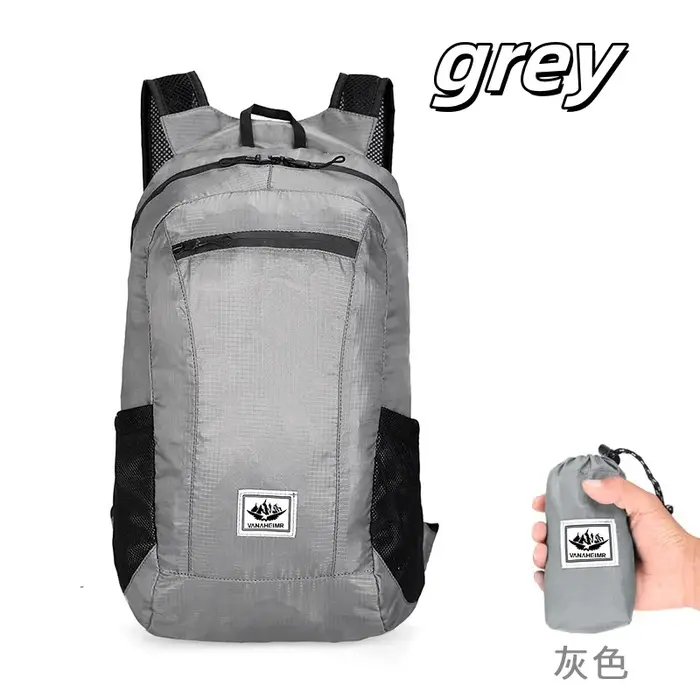 Sac de randonnée en plein air 20L, sac à dos Portable léger, pliable, étanche, ultraléger, pour voya
