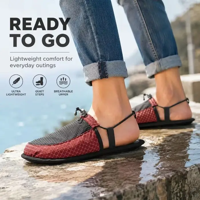 Chaussures de camping ultralégères pliables antidérapantes à séchage rapide portables en EVA pour le camping en plein air, la randonnée, le kayak, le surf, l'hôtel, la plage, hommes et femmes