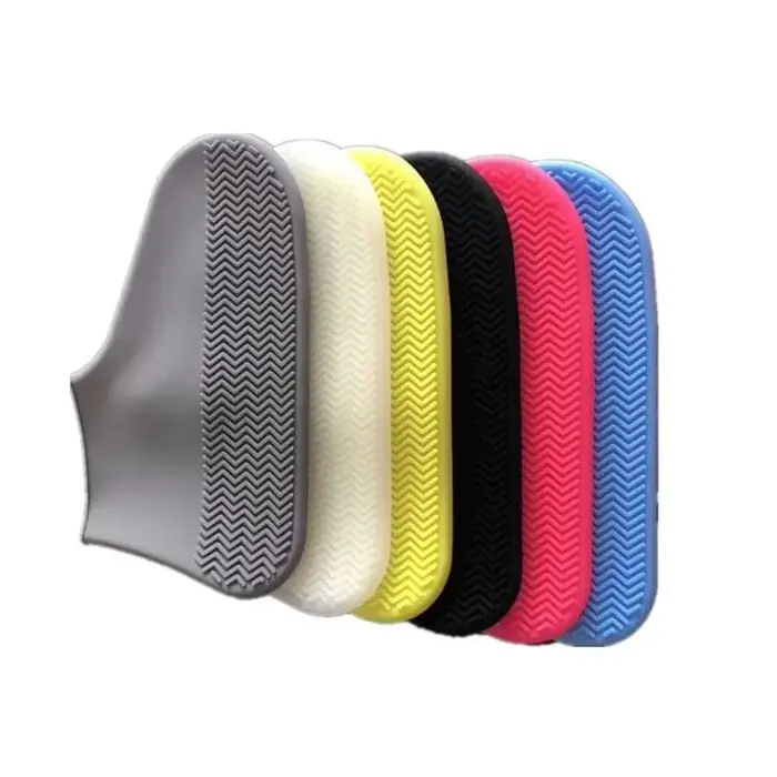 Couvre-chaussures en silicone imperméables antidérapants pour la pluie/la neige/le travail