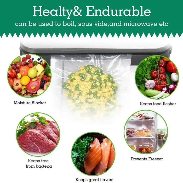 Sacs en rouleau Sous Vide pour Machine d'emballage sous vide