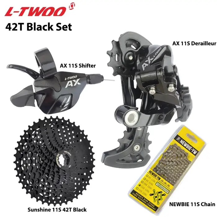 LTWOO AX 1X11 vitesses groupe manette de vitesse dérailleur arrière chaîne NEWBIE pour vtt VTT Sunshine Cassette 11-42T