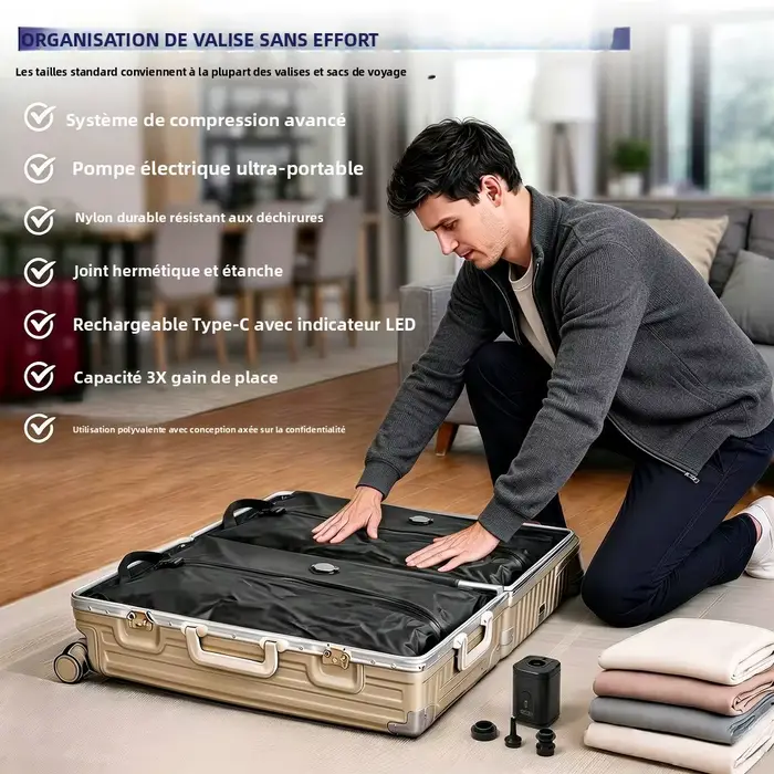 Sacs de rangement sous vide en TPU