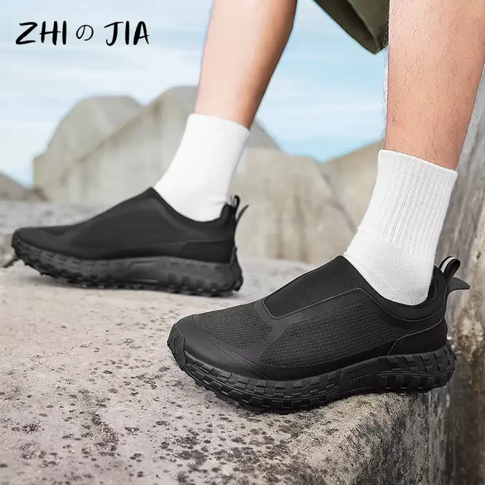 Chaussures de course tout-terrain à enfiler pour hommes