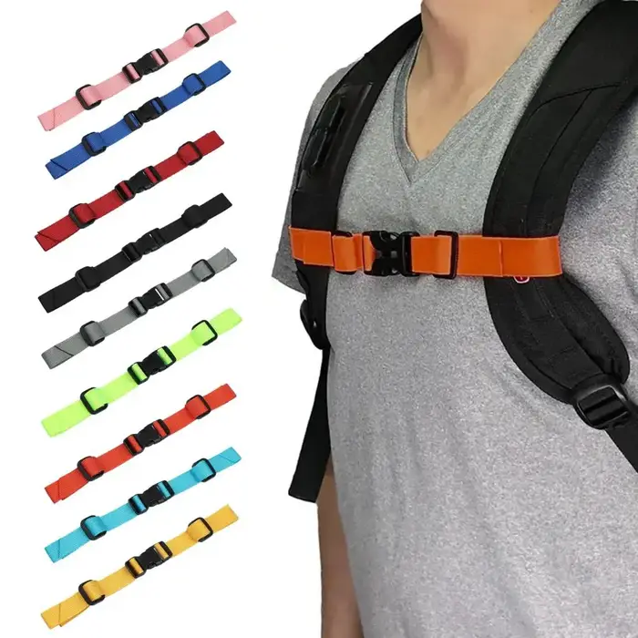 Sangle de poitrine réglable pour sac à dos