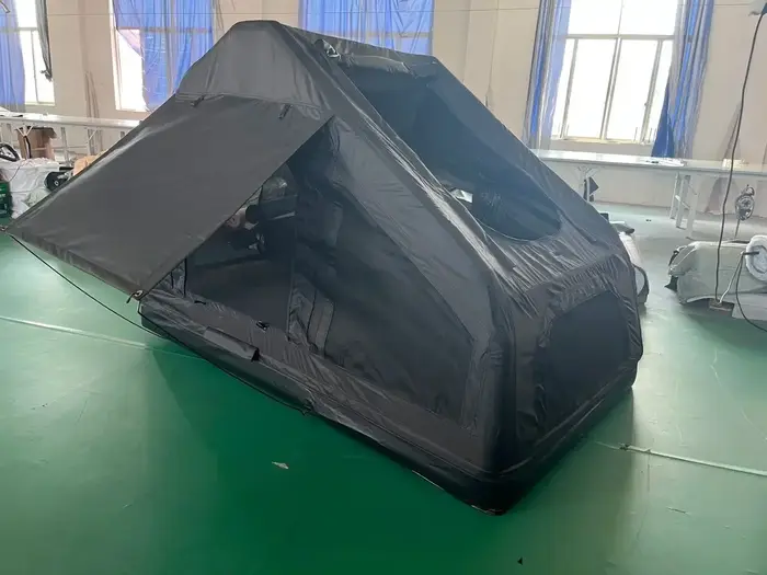 Camping en plein air nouvelle tente de toit gonflable à colonne d'air grand espace