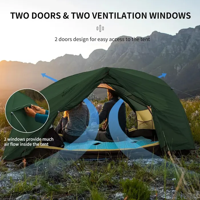 Naturehike Star River – tente de Camping ultralégère pour deux personnes
