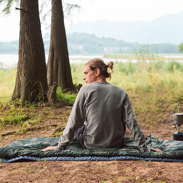 Natureifa-Sac de couchage en coton épissure ultraléger